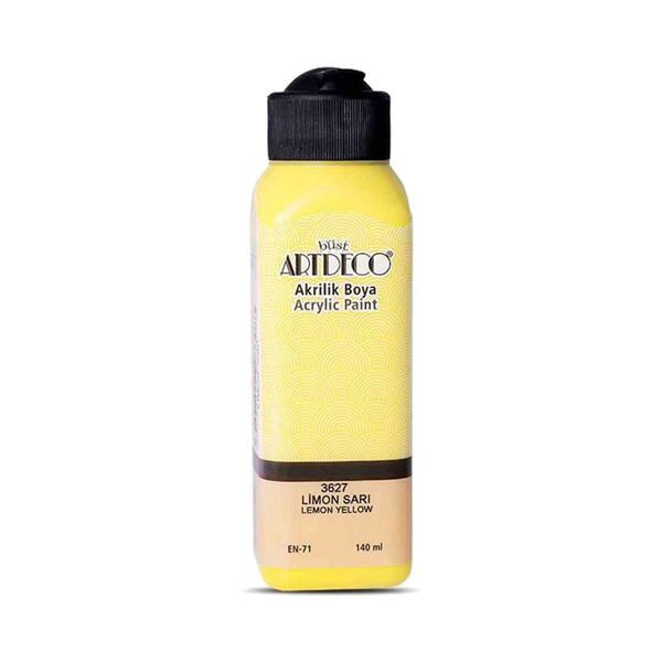 Artdeco 3627 140 ml Limon Sarı Akrilik Boya