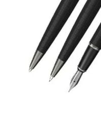 Scrikss 38 Mat Siyah 3lü Dolma&Tükenmez&Versatil Kalem Seti