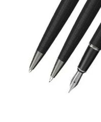 Scrikss 38 Mat Siyah 3lü Dolma&Tükenmez&Versatil Kalem Seti