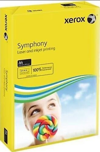 Xerox 3R93952 A4 Symphony Kanarya Sarısı 500 lü 80 gr Fotokopi Kağıdı