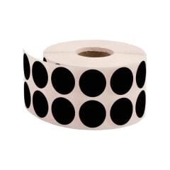 Tanex 20 mm 2500 li Siyah Nokta Etiket