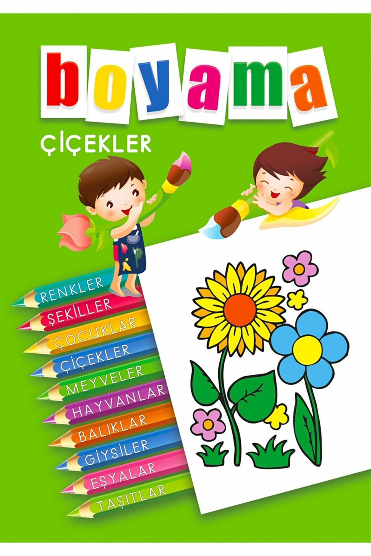 Tay Yayınları Mercek Çocuk İnce Boyama Kitabı