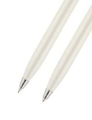 Scrikss 51 İnci Beyazı Kristal Kutu Tükenmez Kalem & Versatil Kalem Seti