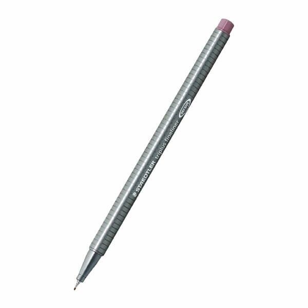 Staedtler 334-260 0,3 mm Triplus Lila Üçgen Fineliner Kalem