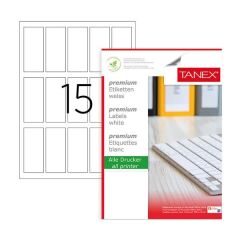 Tanex TW-2238 37x85mm 100 lü Lazer Etiket