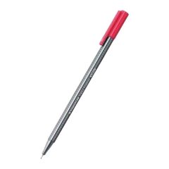 Staedtler 334-23 0,3 mm Triplus Koyu Kırmızı Üçgen Fineliner Kalem