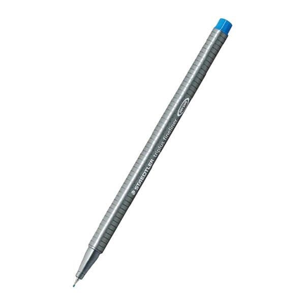 Staedtler 334-30 0,3 mm Triplus Açık Mavi Üçgen Fineliner Kalem