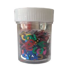 Mikro Gg 12-08R Rakam Metalik Renkli Pul