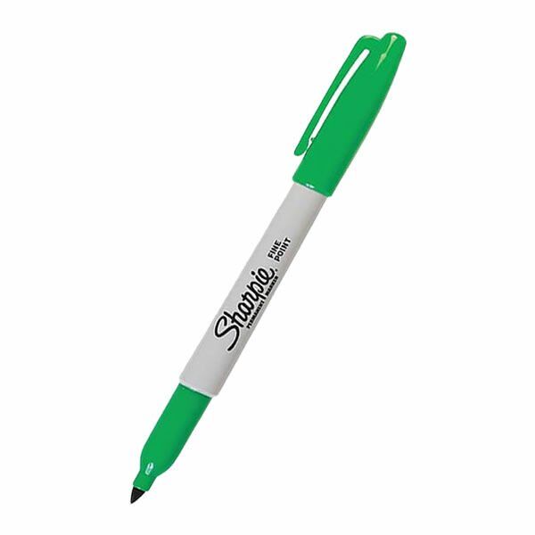 Sharpie 1741834 Fıne Yeşil Permanent Markör Kalem