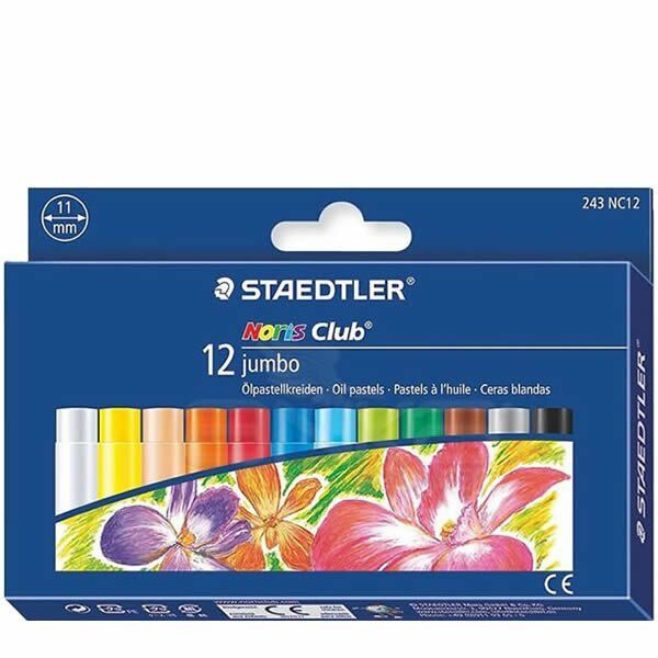 Staedtler 243 NC12 12 li Noris Jumbo Pastel Kalem