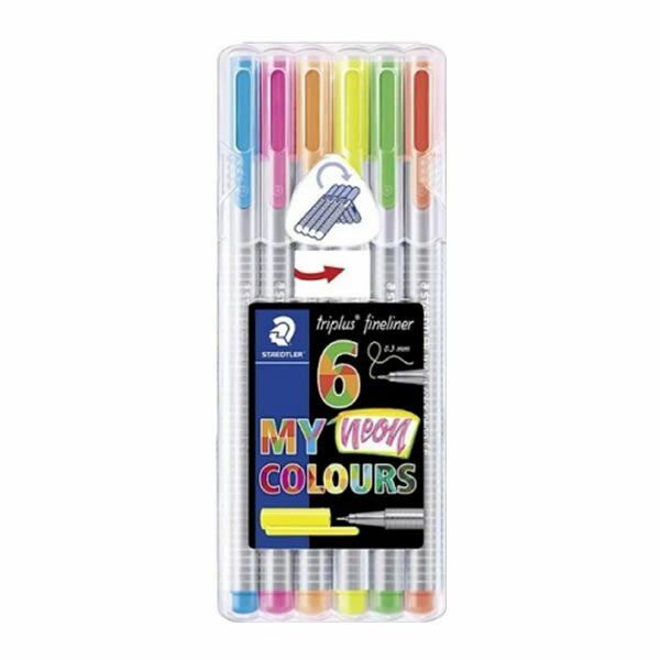 Staedtler 334 6 lı Triplus Üçgen Fineliner Kalem