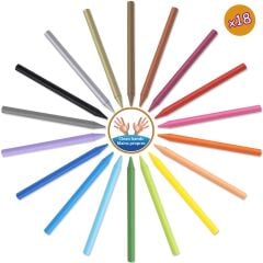 Bic 8297711 18 li Silinebilir Pastel Boya