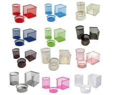 Drt 403 3 lü Pembe Masaüstü Kalemlik Set