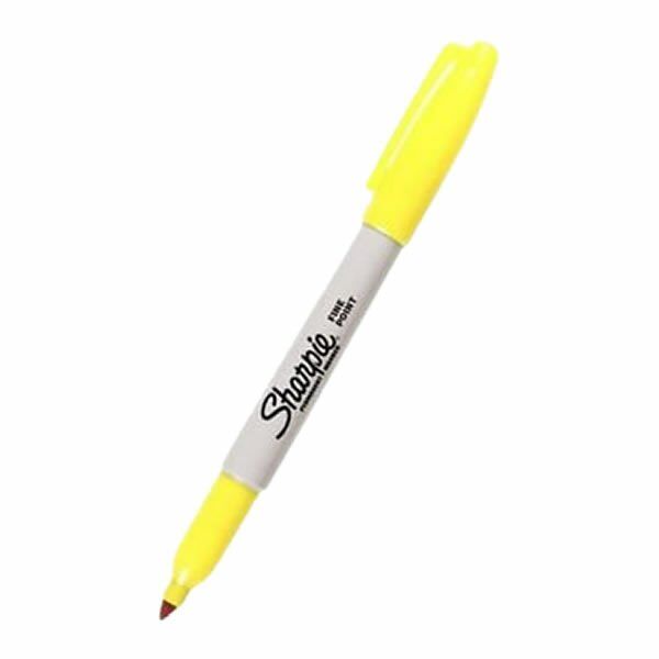 Sharpie 1836460 Fine  Koyu Sarı Permanent Markör Kalem
