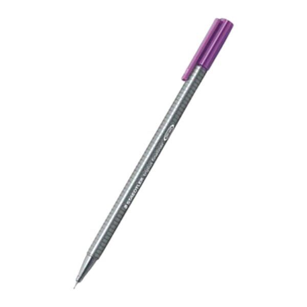 Staedtler 334-69 0,3 mm Triplus Mor Üçgen Fineliner Kalem