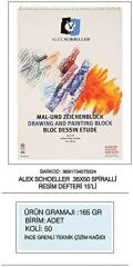 Alex Schoeller ALX-024 35x50 cm 15 Yaprak 165 gr Resim Defteri