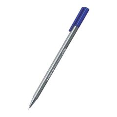 Staedtler 334-3 0,3 mm Triplus Mavi Üçgen Fineliner Kalem