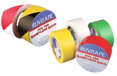 Ruvitape 30mtX50mm Beyaz Yer İşaretleme Bandı