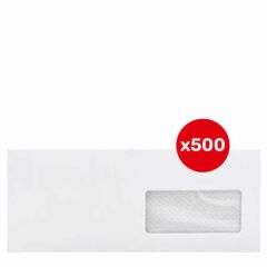 Oyal 114x162 80 gr 500 lü Şeffaf Pencereli Buklet Zarf