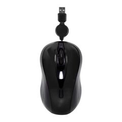 Everest SM-207 Siyah Usb Kablolu Makaralı Optik Mouse