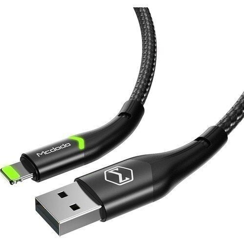 Mcdodo CA-7840 Koyu Siyah Işıklı Data Şarj Kablosu