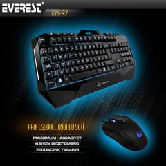 Everest Rampage KM-R7 Siyah Q Usb Kablolu Klavye