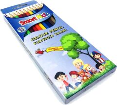 Smart Kids 2963 12 li Uzun Kuru Boya Kalemi