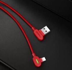 Mcdodo CA-4672 90° Çift Yönlü Ledli Lightning Şarj Kablosu