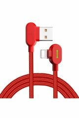 Mcdodo CA-4672 90° Çift Yönlü Ledli Lightning Şarj Kablosu