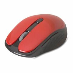 Everest SM-865 1600 Dpi 6D Alkalin Pilli Kırmızı Kristal Kutulu Kablosuz Sessiz Mouse