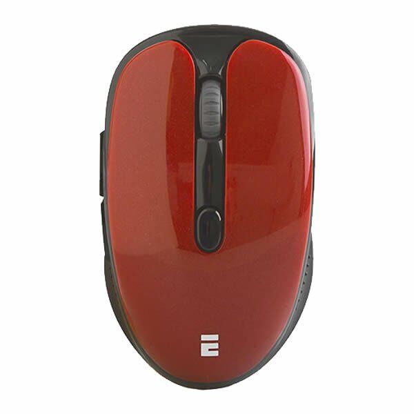 Everest SM-865 1600 Dpi 6D Alkalin Pilli Kırmızı Kristal Kutulu Kablosuz Sessiz Mouse