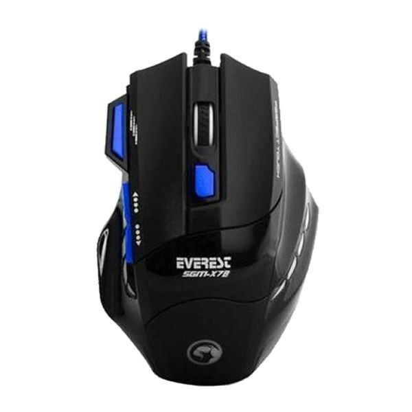 Everest SGM-X7B Mavi Usb Gaming Mouse&Mousepad Seti