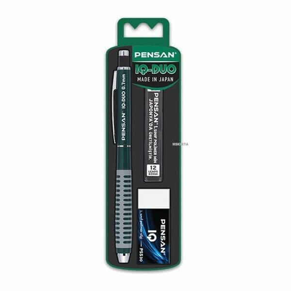 Pensan IQ-DUO 0,7 mm Silgili Yeşil Versatil Kalem Seti