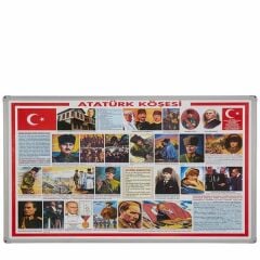 Panda PAN-501 70x100 Metal Çerçeveli Atatürk Köşesi