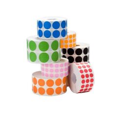 Tanex 10 mm 5000 li Sarı Nokta Etiket