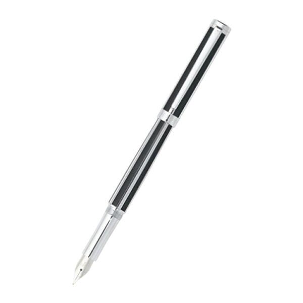 Sheaffer 9233-0 Intensity Çizgili Siyah M Uç Dolma Kalem