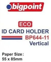 Bigpoint 644-11 Eco 85x55 100 lü Dikey Kart Poşeti