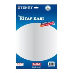 Temat 214903 10 lu Sarı Tek Kenarı Yapışkanlı Kitap Kabı
