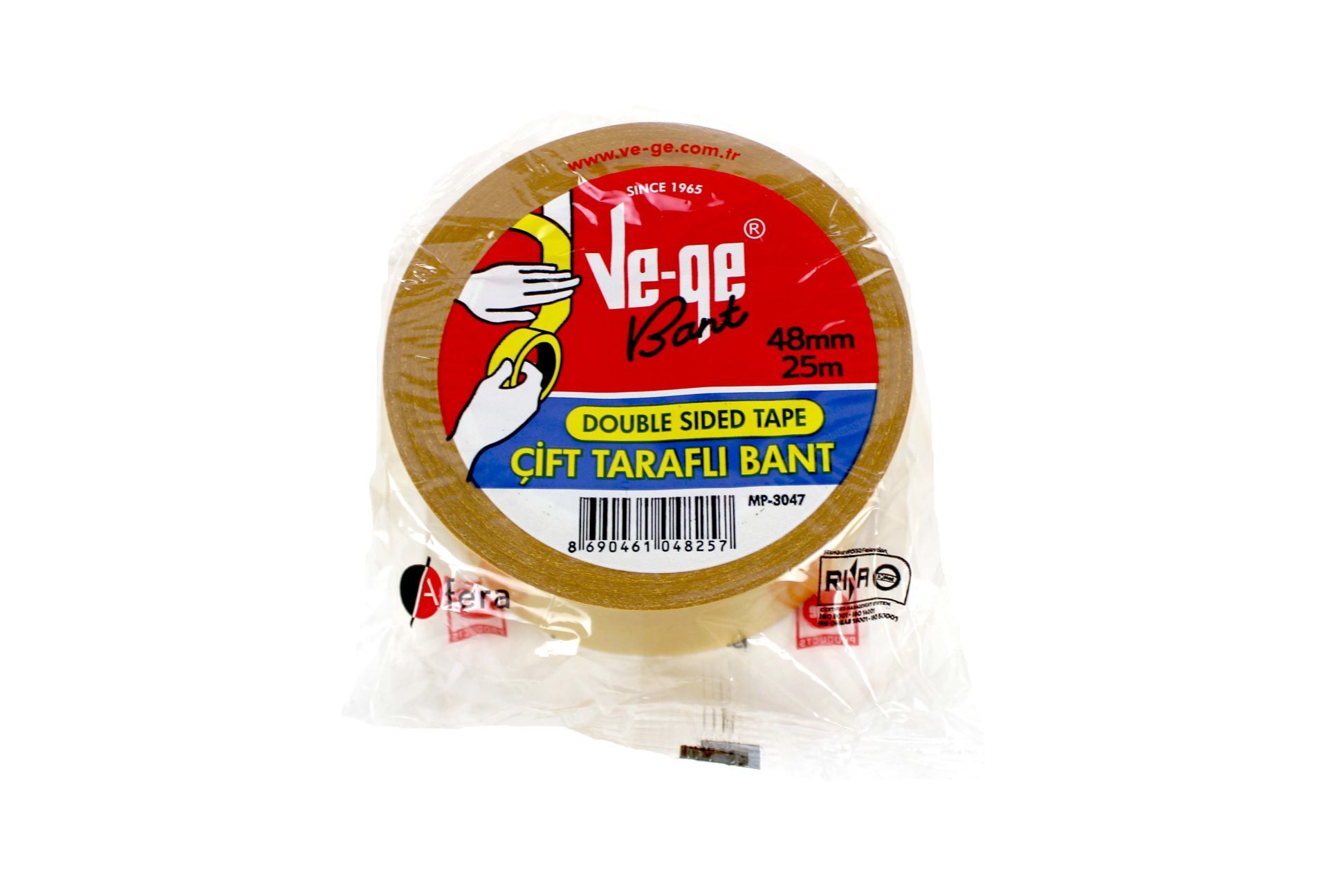 Ve-Ge 48x25 Askılı Çift Taraflı Bant