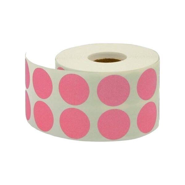 Tanex 20 mm 2500 lü Pembe Nokta Etiketi