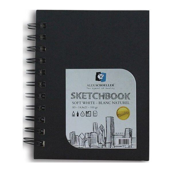 Alex Schoeller ALX-1937 A5 60 Sayfa Spiralli Spiralli Pp Kapak Defter