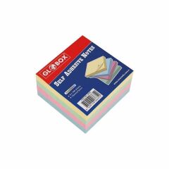 Globox 6635 75x75 400 Yaprak Neon Renk Yapışkanlı Not Kağıdı