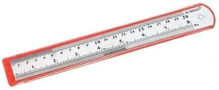 Rubenis JR-20 Standart 20cm Çelik Çetvel