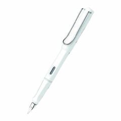 Lamy 19B-M Safari Metal Klips M Uç Beyaz Dolma Kalem