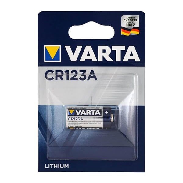 Varta 6205-1 CR123A Lıthıum 3V Tekli Pil