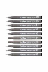 Artline 0,3 mm Siyah Çizim Kalemi
