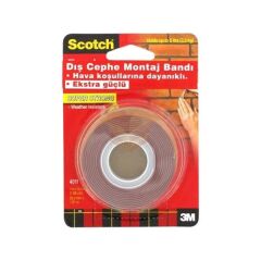 Scotch 4011 Dış Çift Taraflı Cephe Köpük Bant