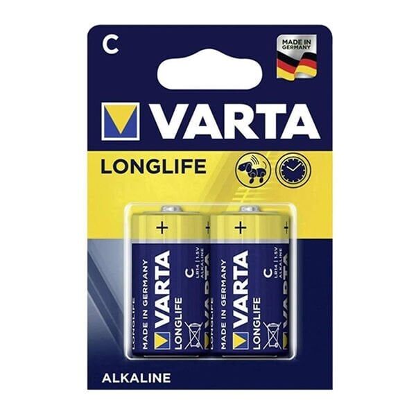Varta Longlife Alkalin 2 li Orta Pil