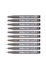 Artline 0,4 mm Siyah Çizim Kalemi