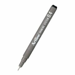 Artline 0,4 mm Siyah Çizim Kalemi